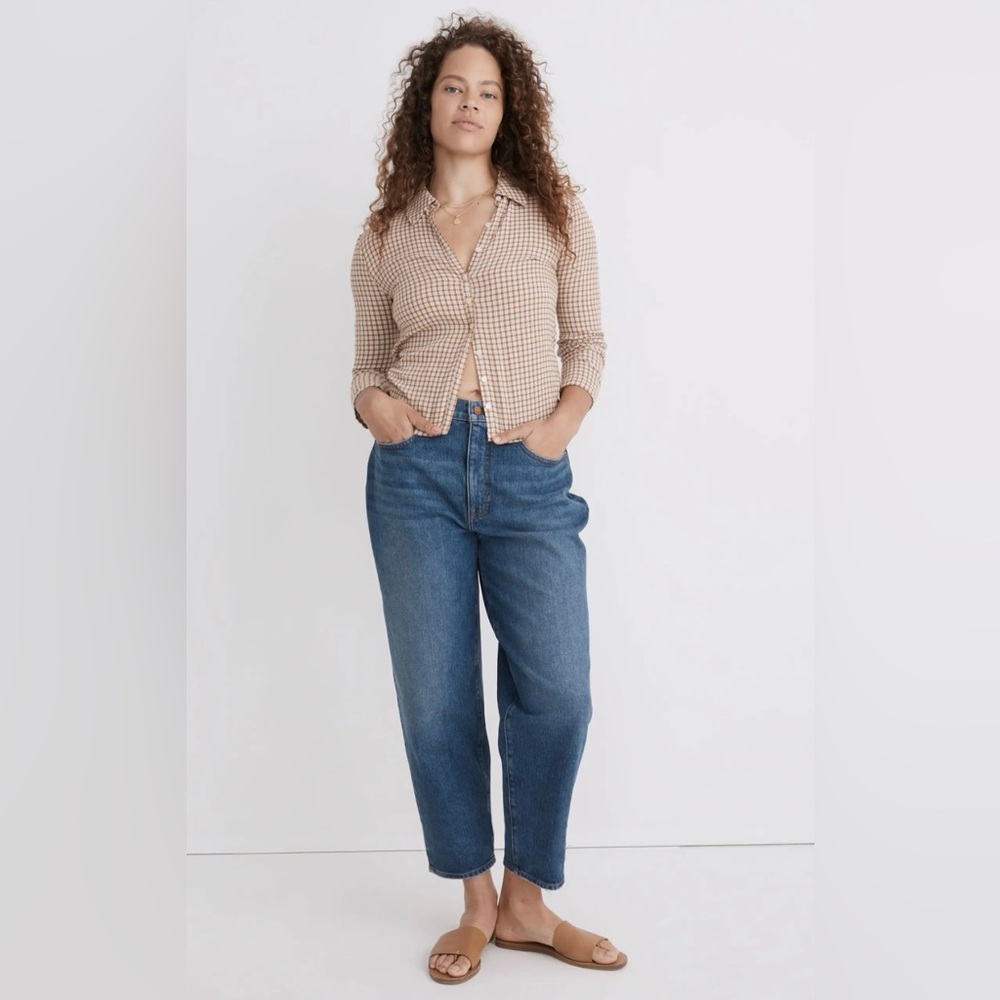 NWOT Madewell Balloon Jeans in Ellisboro Wash Size 32